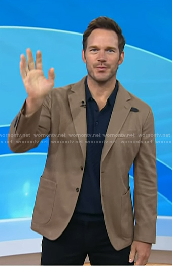 Chris Pratt’s beige blazer on Today