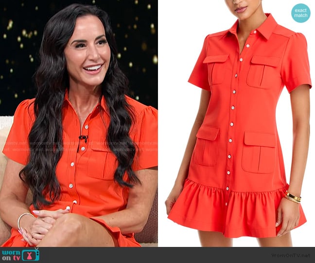 Cinq a Sept Jamie Shirt Dress worn by Kim Perell on Access Hollywood
