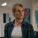Cole’s blue and green striped shirt on My Life with the Walter Boys