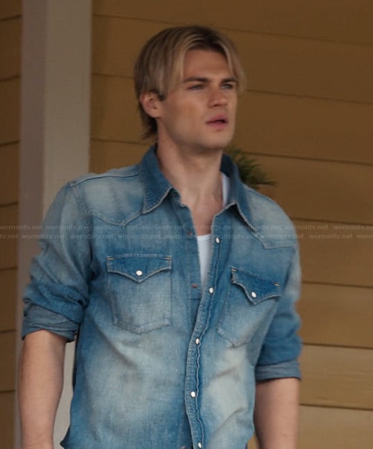 Cole’s denim jacket on My Life with the Walter Boys