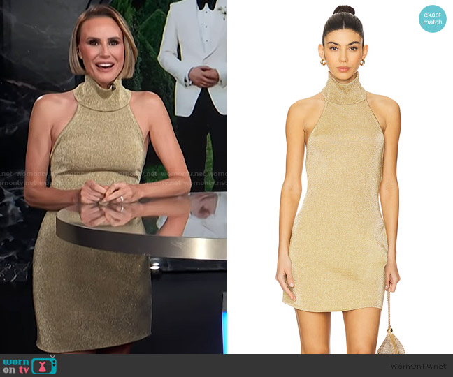 Cult Gaia Kaylilah Dress worn by Keltie Knight on E! News