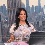 Darlene’s marble print dress on Today