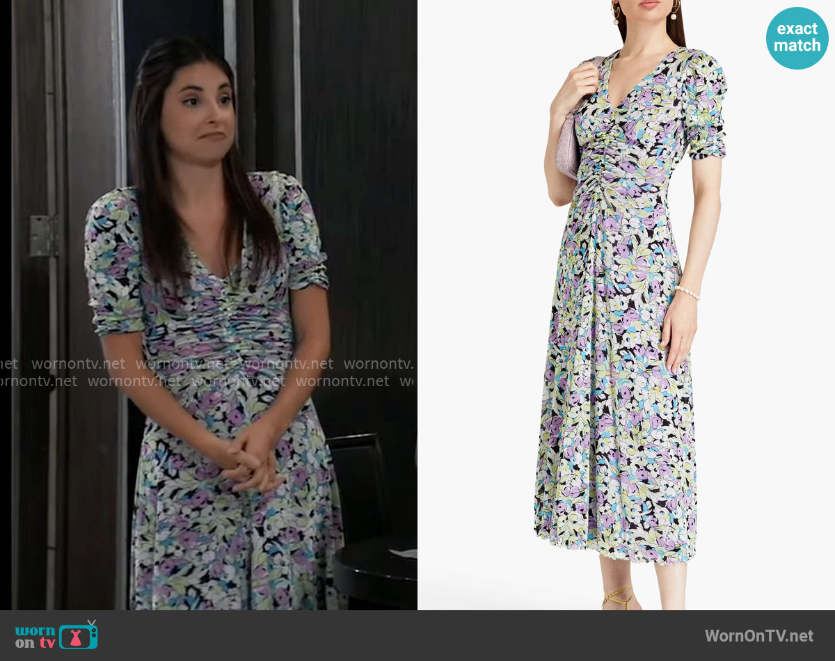 Diane von Furstenberg Koren Dress worn by Molly Lansing-Davis (Kristen Vaganos) on General Hospital