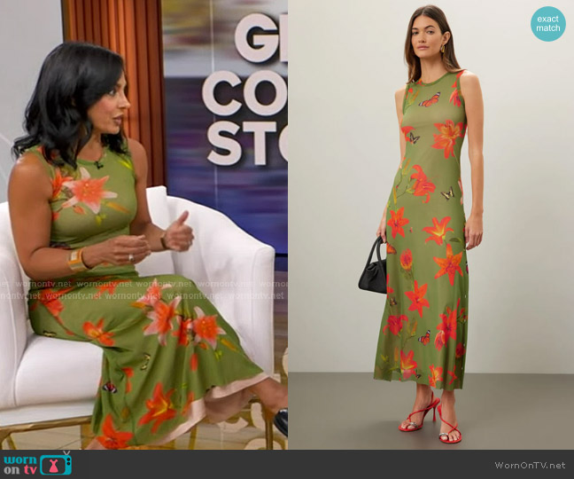 Fuzzi Abito Dress worn by Dr. Tara Narula on Good Morning America