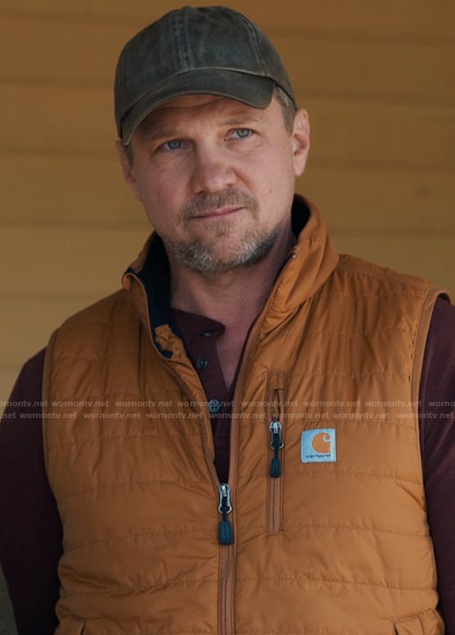 George’s orange padded vest on My Life with the Walter Boys
