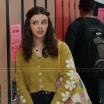 Grace’s green floral cardigan on My Life with the Walter Boys
