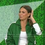 Melissa’s green bomber jacket on Today