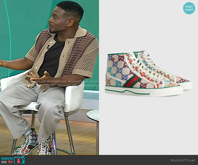 Gucci Tennis 1977 sneaker worn by Kel Mitchell on Today