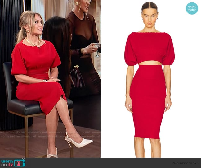 Helsa Luella Short Sleeve Sweater worn by Tamra Judge on E! News
