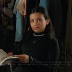 Jackie’s black turtleneck sweater on My Life with the Walter Boys