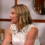 Jenna’s white lace top on Today