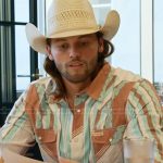 Jesse’s striped western shirt on The McBee Dynasty Real American Cowboys