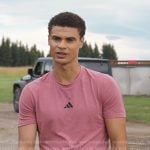 Dylan’s pink logo tee on My Life with the Walter Boys