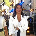 Laura’s white open jacket on Today