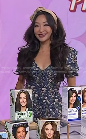 Michelle Parks’s navy floral dress on Today