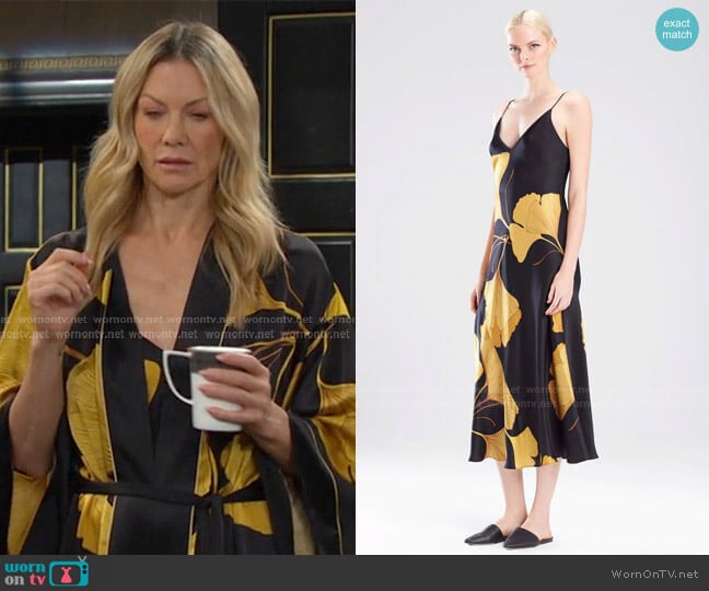 Natori Gingko Gown worn by Kristen DiMera (Stacy Haiduk) on Days of our Lives