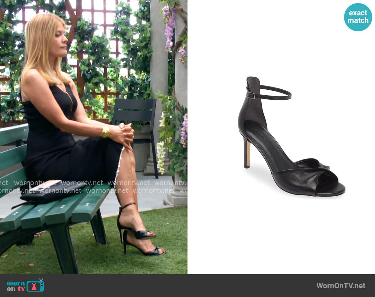 Nordstrom Anders Ankle Strap Sandal worn by Phyllis Summers (Michelle Stafford) on The Young and the Restless