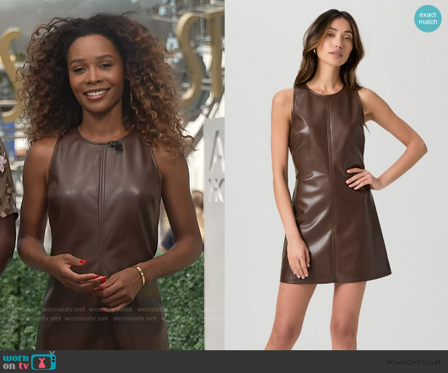 Paige Santal Dress worn by Zuri Hall on Access Hollywood