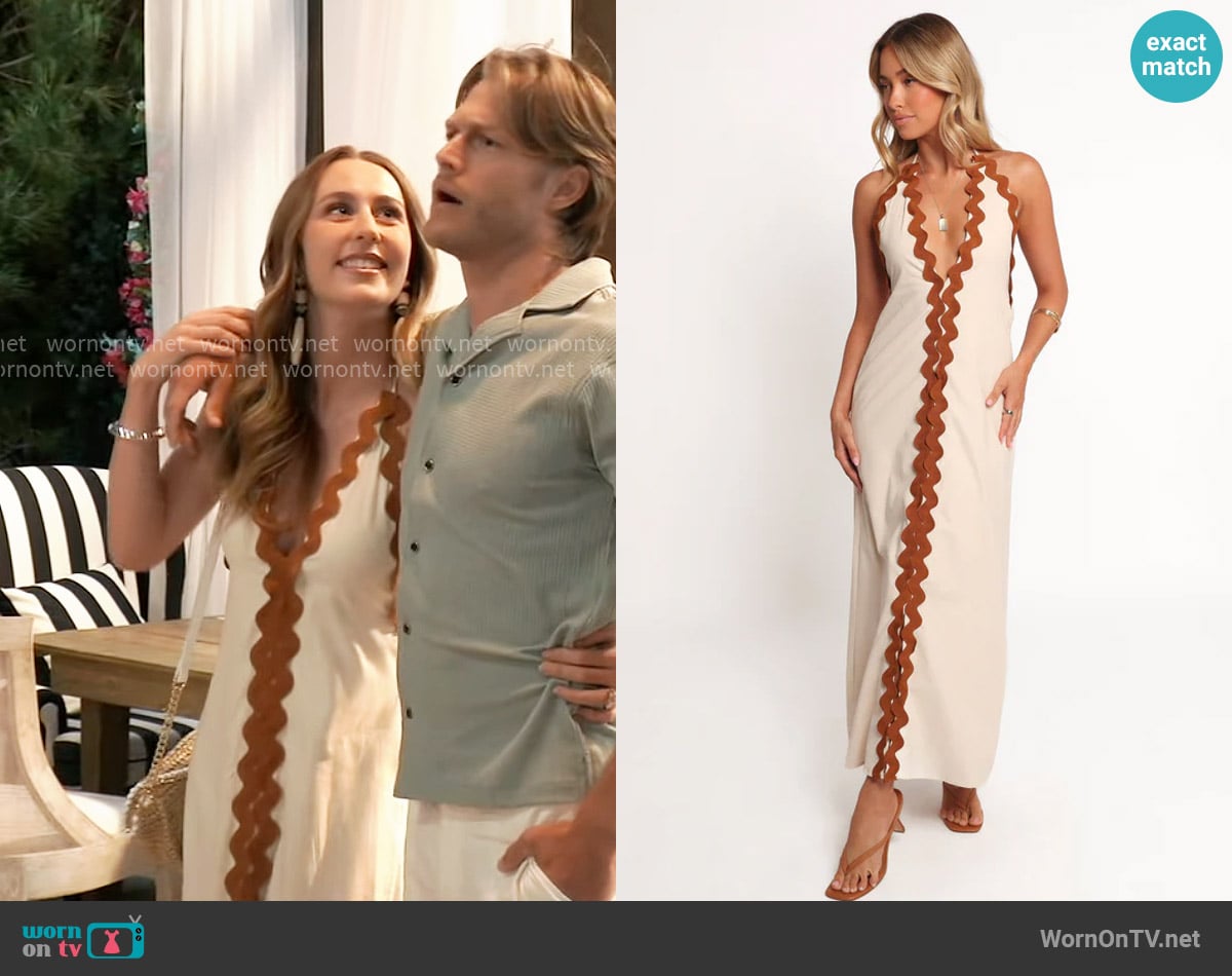 Petal + Pup Quinley Maxi Dress worn by Josslyn Jacks (Eden McCoy) on General Hospital