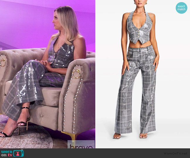 Retrofete Haddy Vest Top worn by Gina Kirschenheiter on The Real Housewives of Orange County