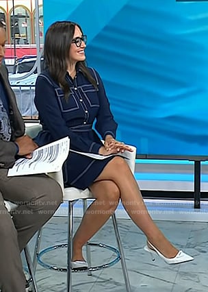 Savannah’s white slingback pumps on Today