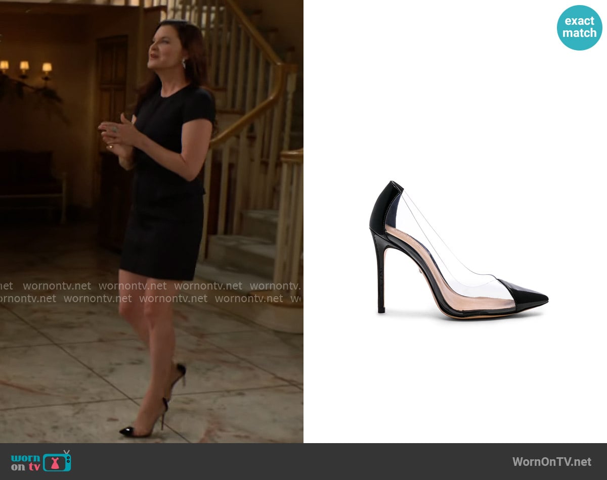 Schutz Cendi Pumps worn by Katie Logan (Heather Tom) on The Bold and the Beautiful