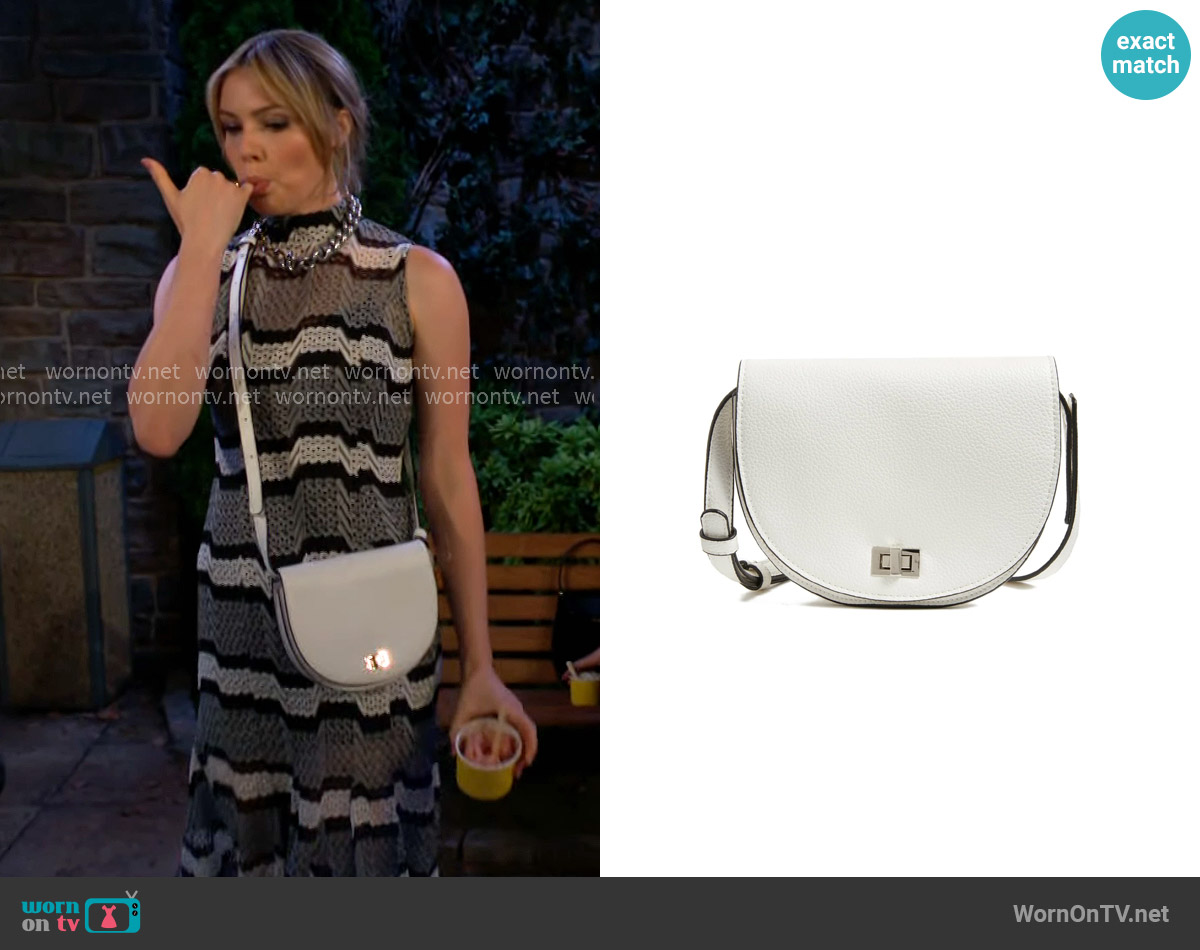 Steve Madden Luann Crossbody Bag worn by Tessa Porter (Cait Fairbanks) on The Young and the Restless