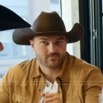 Steven’s brown suede jacket on The McBee Dynasty Real American Cowboys