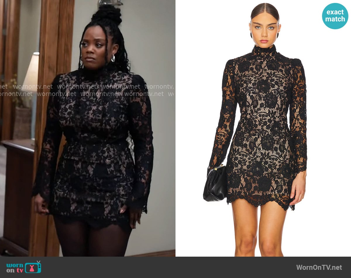 Stone Cold Fox Noosa Mini Dress worn by Sabrina Hollins (Novi Brown) on Tyler Perrys Sistas
