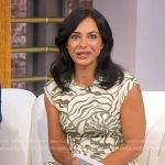 Dr. Tara Narula’s green print dress on Good Morning America