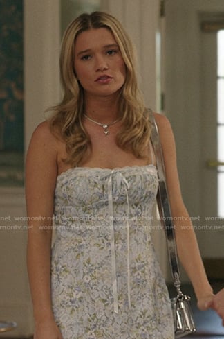 Taylor’s floral lace mini dress on The Summer I Turned Pretty