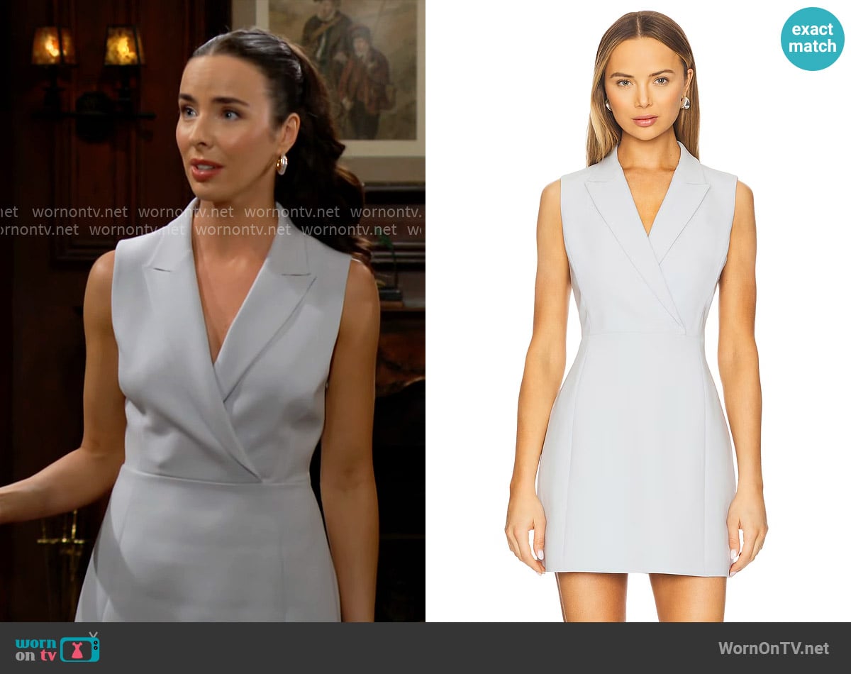 Theory Blazer Mini Dress worn by Ivy Forrester (Ashleigh Brewer) on The Bold and the Beautiful