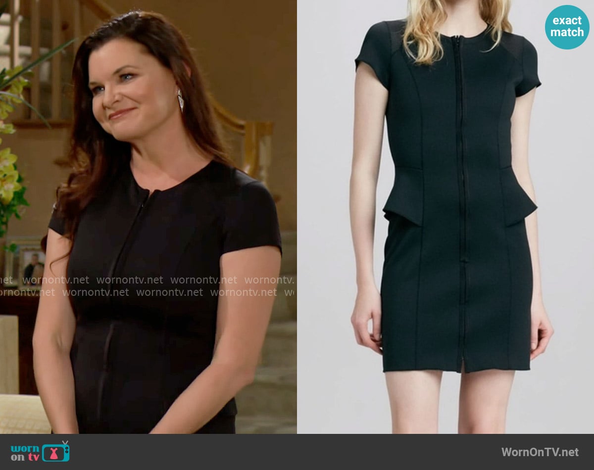 Theory Tenna Dress worn by Katie Logan (Heather Tom) on The Bold and the Beautiful