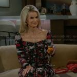 Vanessa’s floral lace-up dress on Beyond the Gates