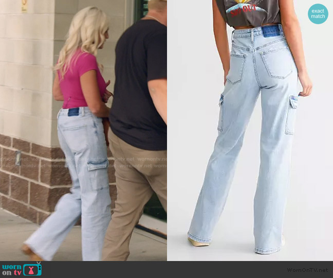 Vervet Vintage Straight Stretch Cargo Jean worn by Kristi McBee on The McBee Dynasty Real American Cowboys