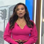 Adelle’s pink sweater on Today