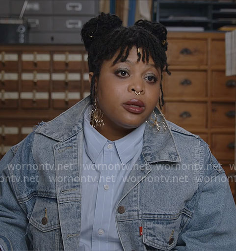 Adelola’s denim jacket on The Paper