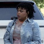 Adelola’s floral print denim shirt on The Paper