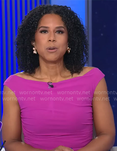 Adriana Diaz’s pink dress on CBS Mornings