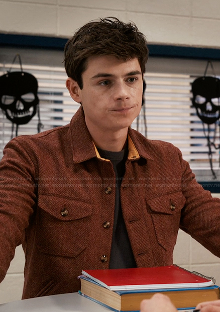 Alex’s herringbone overshirt on My Life with the Walter Boys