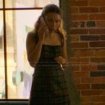 Amanda’s plaid mini dress on The Runarounds