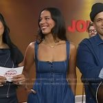 Amanda Sudano’s denim midi dress on Today