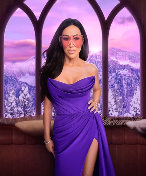 Angie’s strapless promo dress on The Real Housewives of Salt Lake City