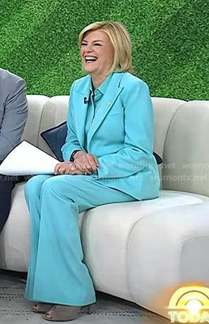 Anne’s blue shirt and suit on Today