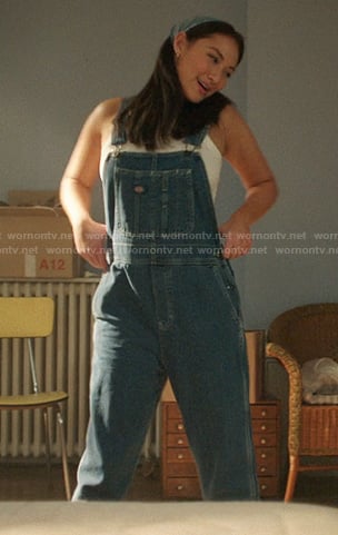 Belly’s denim overalls on The Summer I Turned Pretty