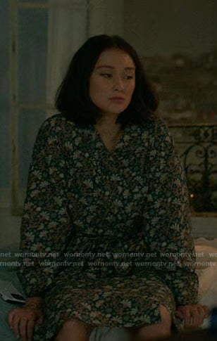 Belly’s green floral robe on The Summer I Turned Pretty