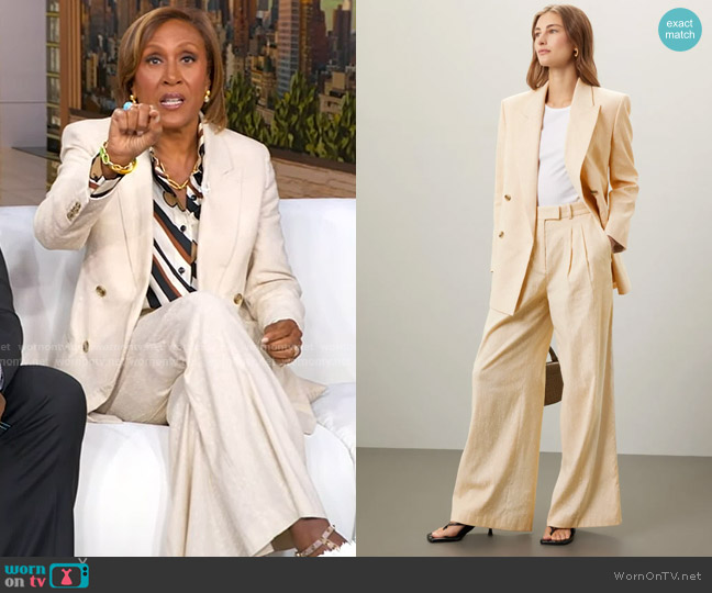 Boss Jarmina Blazer worn by Robin Roberts on Good Morning America
