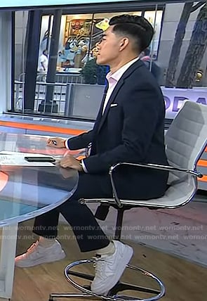 Brian Cheung’s white sneakers on Today