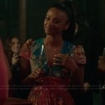 Brigitte’s floral print mini dress on The Girlfriend