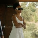 Brigitte’s whit eyelet dress on The Girlfriend